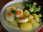 Eier in Dillsauce - Rezept