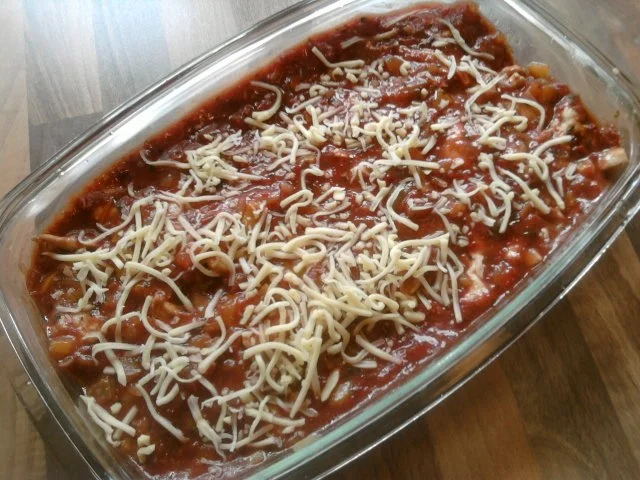 "Hähnchen-Tomate-Paprika-Auflauf" alla Trapper - Rezept