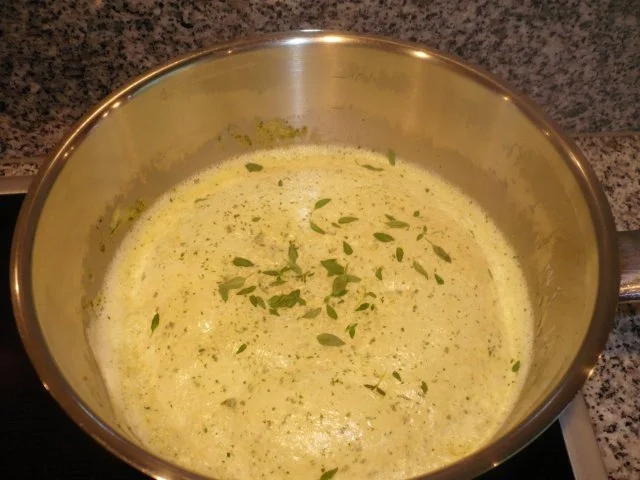 Rezept: Dinkelspaghetti mit Kräuterschaum Bild Nr. 3 Dinkelspaghetti mit Kräuterschaum - Rezept - Bild Nr. 3