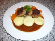 Putenbulettchen mit Rübchen und Kartöffelchen - Rezept