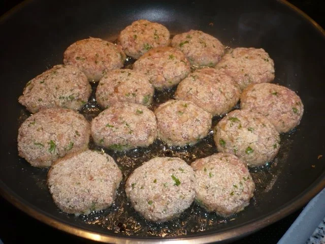 Rezept: Putenbulettchen mit Rübchen und Kartöffelchen Bild Nr. 8 Putenbulettchen mit Rübchen und Kartöffelchen - Rezept - Bild Nr. 8