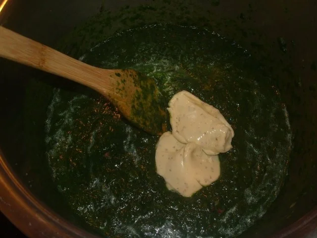 Penne mit Spinat-Käsecreme - Rezept - Bild Nr. 5