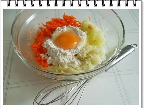 Kohlrabi-Möhre Puffer mit Baby Möhren und Kartoffelbällchen dazu - Rezept - Bild Nr. 9