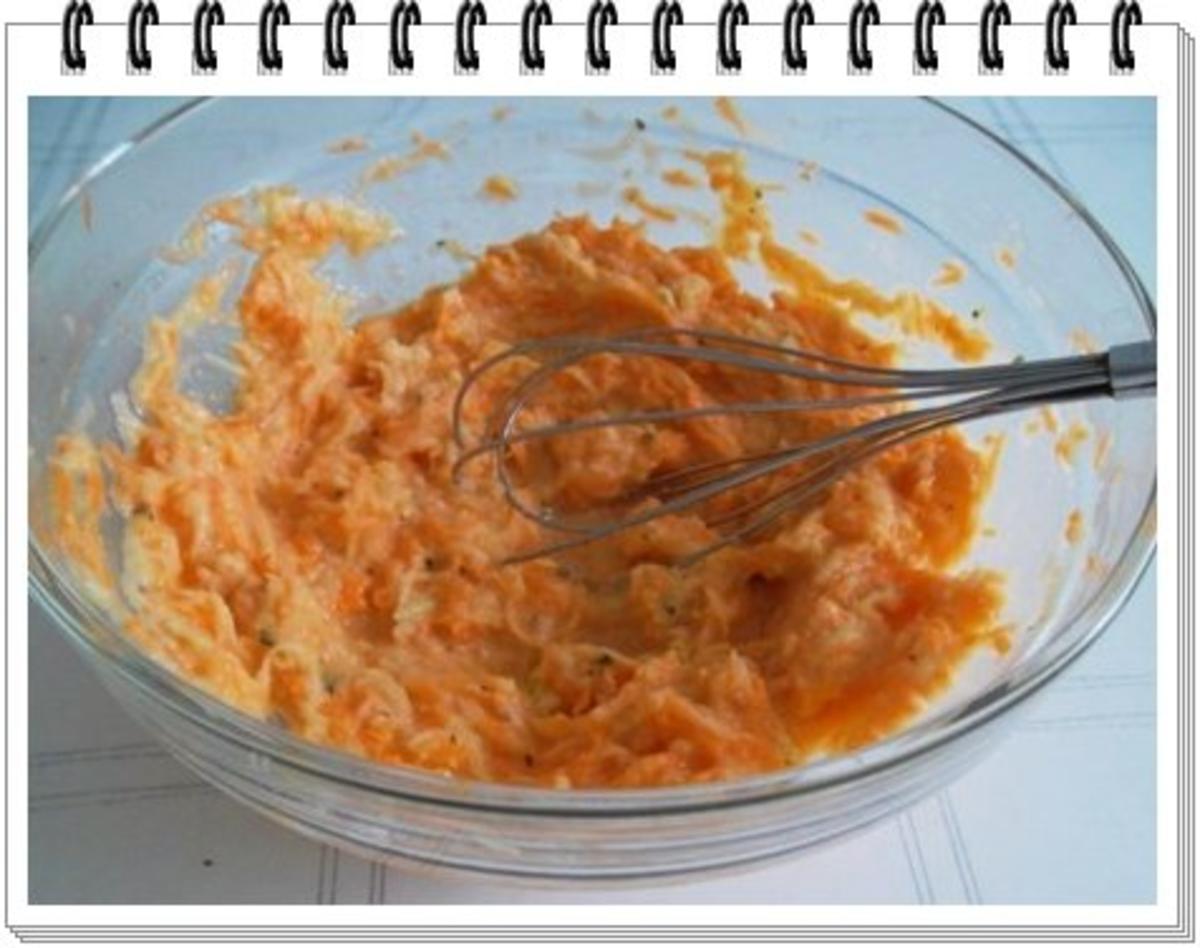 Kohlrabi-Möhre Puffer mit Baby Möhren und Kartoffelbällchen dazu - Rezept - Bild Nr. 12