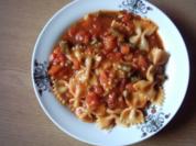 Pastasoße Nudeln mit Paprikasoße - Rezept