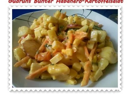 Rezept: Salat: Bunter Habanero-Kartoffelsalat Salat: Bunter Habanero-Kartoffelsalat - Rezept