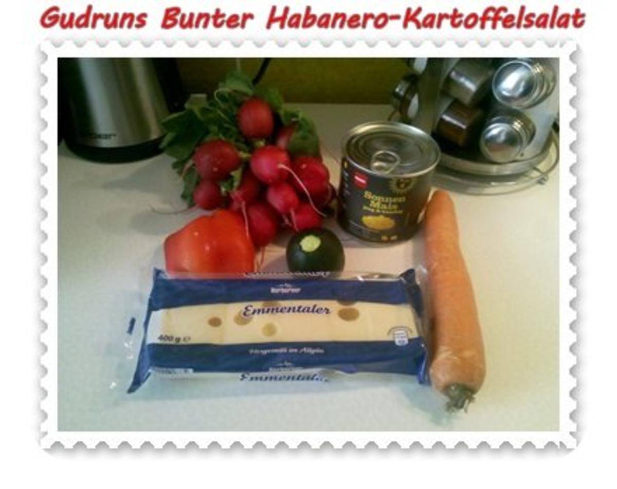 Salat: Bunter Habanero-Kartoffelsalat - Rezept - Bild Nr. 3