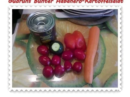 Rezept: Salat: Bunter Habanero-Kartoffelsalat Bild Nr. 4 Salat: Bunter Habanero-Kartoffelsalat - Rezept - Bild Nr. 4