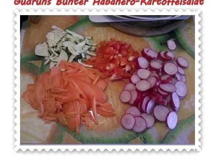 Rezept: Salat: Bunter Habanero-Kartoffelsalat Bild Nr. 5 Salat: Bunter Habanero-Kartoffelsalat - Rezept - Bild Nr. 5