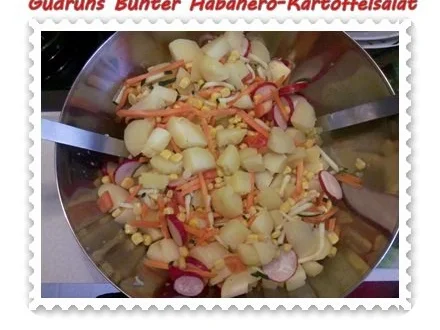 Rezept: Salat: Bunter Habanero-Kartoffelsalat Bild Nr. 8 Salat: Bunter Habanero-Kartoffelsalat - Rezept - Bild Nr. 8