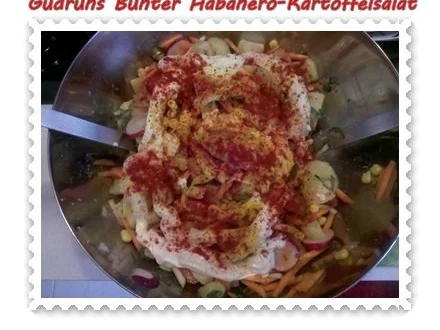 Rezept: Salat: Bunter Habanero-Kartoffelsalat Bild Nr. 13 Salat: Bunter Habanero-Kartoffelsalat - Rezept - Bild Nr. 13