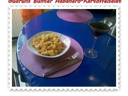 Rezept: Salat: Bunter Habanero-Kartoffelsalat Bild Nr. 18 Salat: Bunter Habanero-Kartoffelsalat - Rezept - Bild Nr. 18