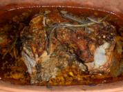 Lammkeule aus dem Römertopf - Rezept