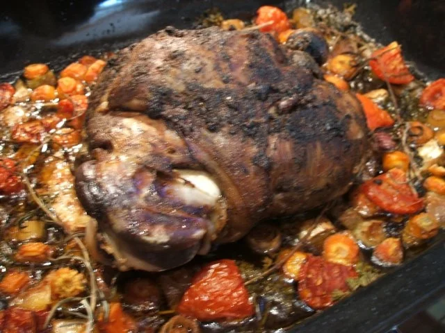 Rezept: Lammkeule aus dem Römertopf Bild Nr. 5 Lammkeule aus dem Römertopf - Rezept - Bild Nr. 5