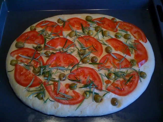Rezept: Leo´s Focaccia Bild Nr. 4 Leo´s Focaccia - Rezept - Bild Nr. 4