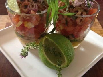 Krabbencocktail  mit exotischer Note - Rezept