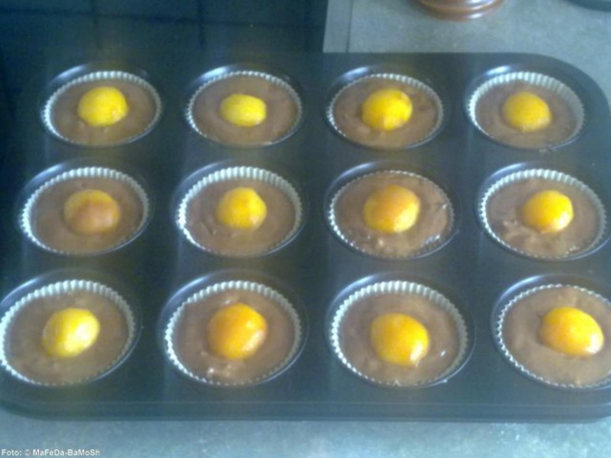 Schokoladen-Aprikosen-Muffins - Rezept - Bild Nr. 3