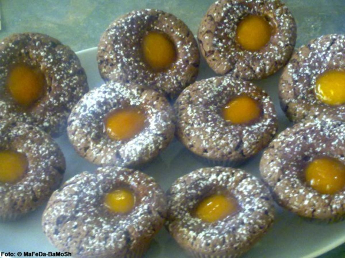 Schokoladen-Aprikosen-Muffins - Rezept - Bild Nr. 2