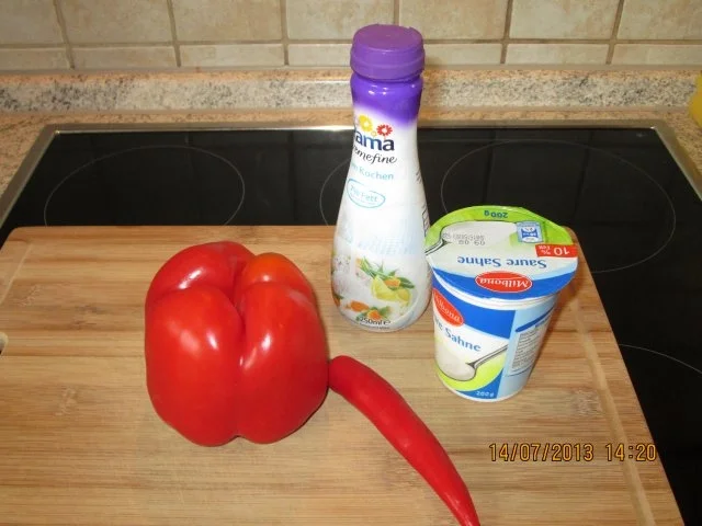 Kartoffelgratin mit Paprika und Chili - Rezept - Bild Nr. 3