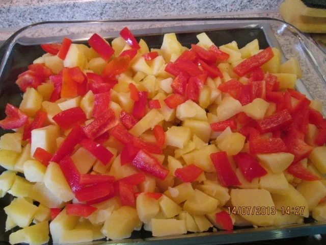 Kartoffelgratin mit Paprika und Chili - Rezept - Bild Nr. 5