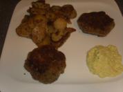 Fischfrikadellen mit Bratkartoffeln - Rezept