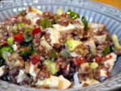 Reissalat mit Hühnchen und Avocado - Rezept