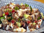 Reissalat mit Hühnchen und Avocado - Rezept
