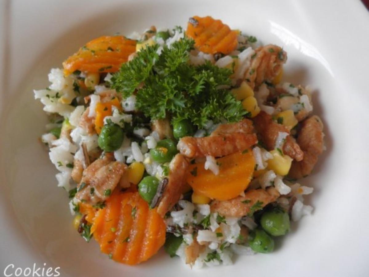 Hähnchen Gemüse Reis - schnell &amp; einfach - von Cookies