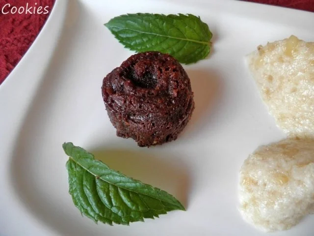 Rezept: Bananen - Mousse und Schokoladen - Mini - Kuchen (ohne Mehl) Bild Nr. 4 Bananen - Mousse und Schokoladen - Mini - Kuchen (ohne Mehl) - Rezept - Bild Nr. 4