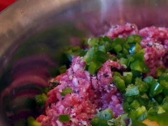 Gegrillte Spitzpaprika, marokkanisch gefüllt - Rezept - Bild Nr. 4