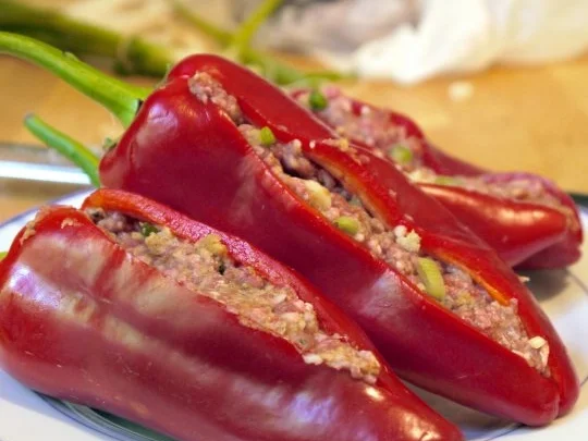 Gegrillte Spitzpaprika, marokkanisch gefüllt - Rezept - Bild Nr. 9