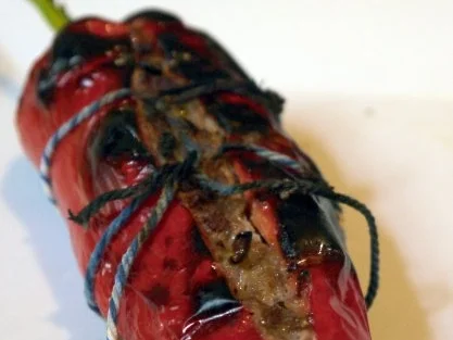Gegrillte Spitzpaprika, marokkanisch gefüllt - Rezept