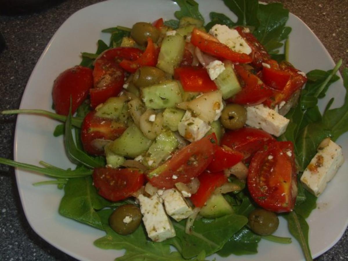 Gemischter Salat mit Rucola - Rezept - Bild Nr. 2