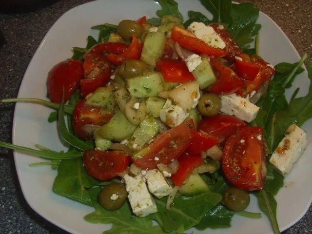 Rezept: Gemischter Salat mit Rucola Bild Nr. 2 Gemischter Salat mit Rucola - Rezept - Bild Nr. 2