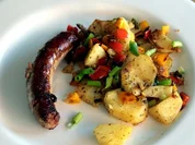 Schnelle frische Bratkartoffelpfanne - Rezept