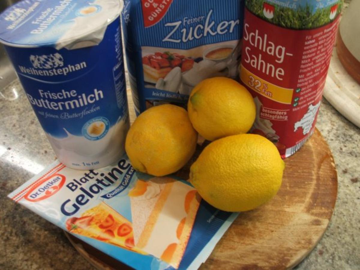 Dessert: Zitronen-Buttermilch-Dessert - Rezept - Bild Nr. 2