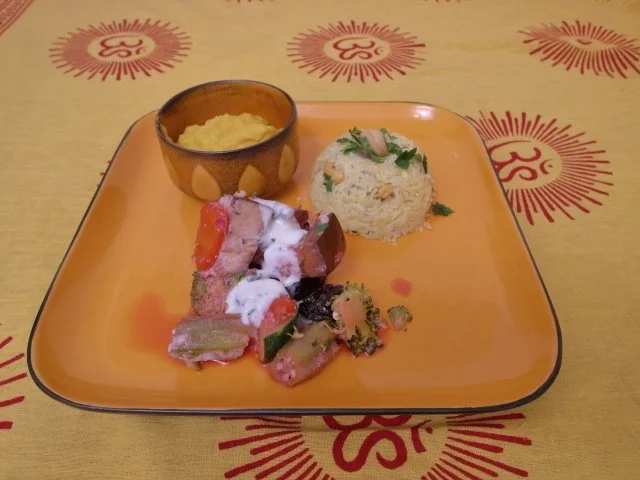 Exotischer Yogi-Reis mit indischem Gemüse - Rezept