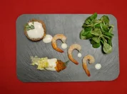 Räucherlachs-Rillettes mit einem Meerrettich-Topping - Rezept