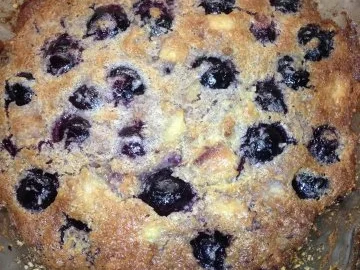 Kirschen-Kokos-Brot Auflauf - Rezept