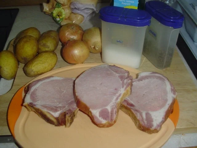 Ripperl mit Bratkartoffel - Rezept - Bild Nr. 2