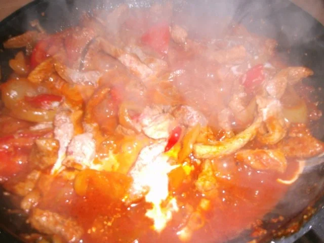Schweinefleischpfanne mit Paprika - Rezept - Bild Nr. 11