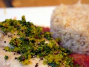 Hähnchenbrust, Tomatensauce, Orangen-Gremolata - Rezept