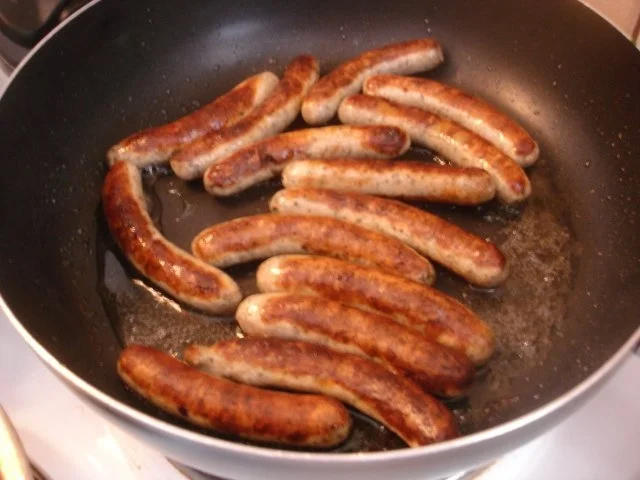 Nürnberger Rostbratwürste mit Rahm Spinat und Zucchini-Kartoffelstampf - Rezept - Bild Nr. 5