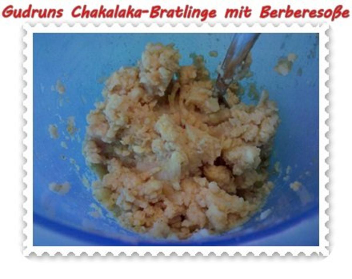 Kartoffeln: Chakalaka-Bratlinge mit Berbere-Tomatensoße - Rezept - Bild Nr. 3