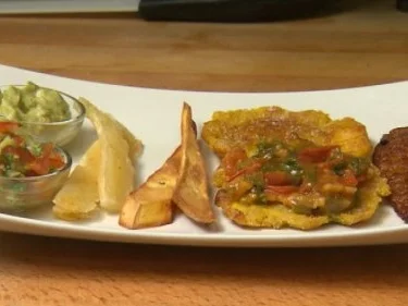 Plátano y yuca caribeña con salsas (Don Cali) - Rezept