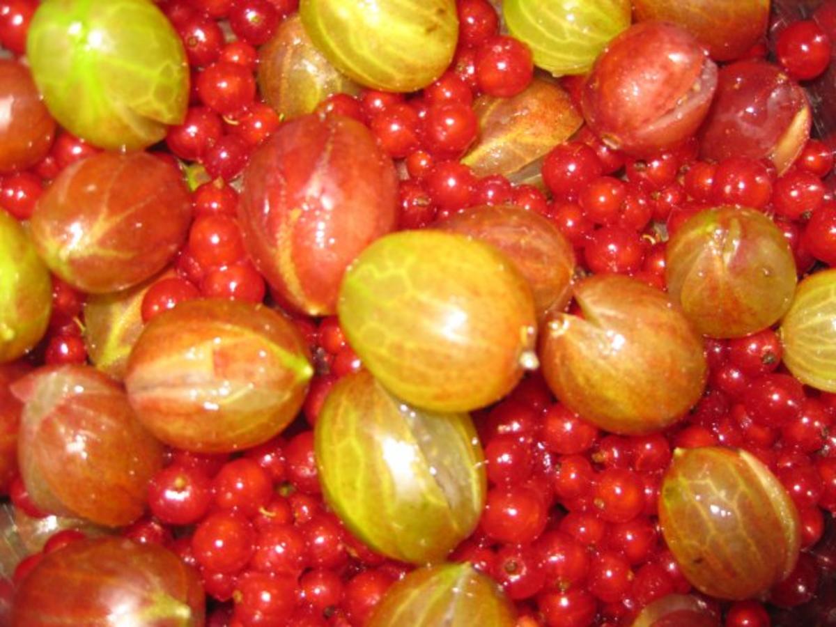 Stachelbeeren-Johannisbeeren-Marmelade - Rezept - Bild Nr. 2