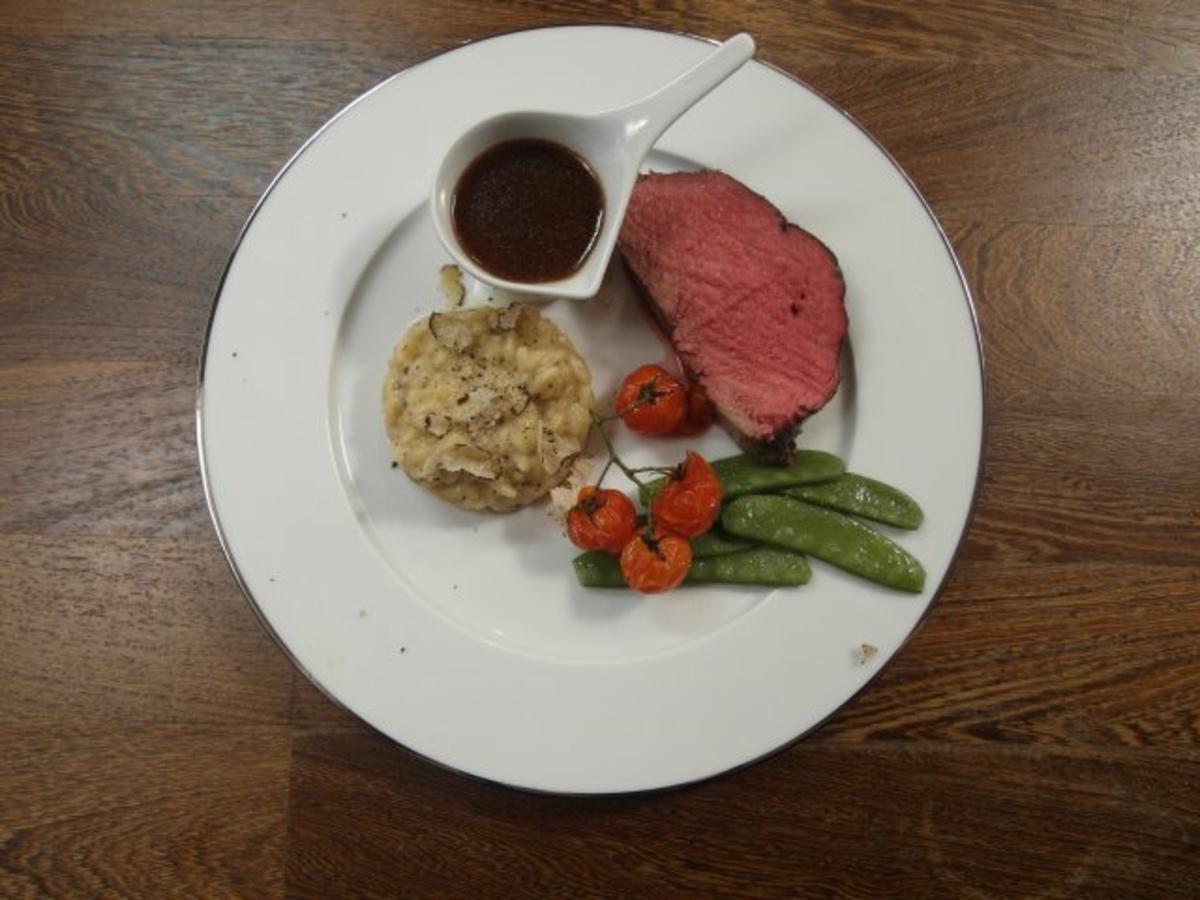 Rinderfilet mit Sommer-Trüffelrisotto - Rezept - kochbar.de