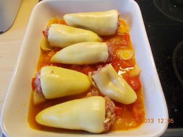 Gefüllte gelbe Spitzpaprika - Rezept - Bild Nr. 3