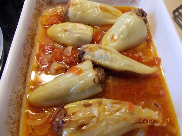 Gefüllte gelbe Spitzpaprika - Rezept - Bild Nr. 4