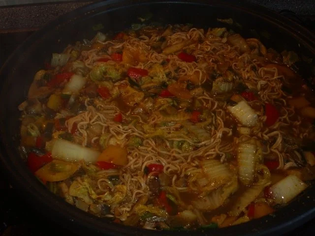 Bunte Chinakohl-Pfanne - Rezept